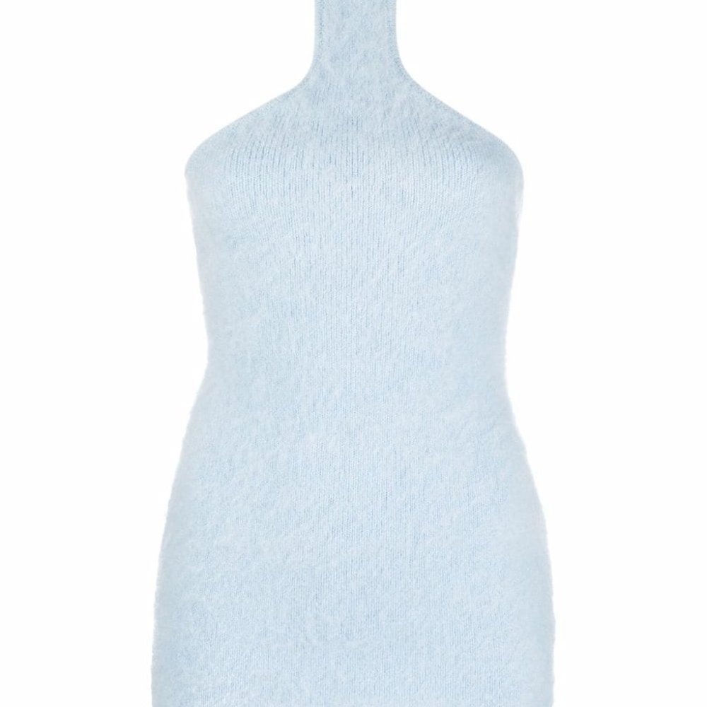 GCDS blue knit halter dress - Picture 4 of 7